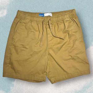 OLD NAVY tan beige khaki jogger shorts